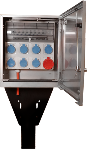 [2407739] Merdeskap Komplett Serie 63A 400V 600x500x400mm