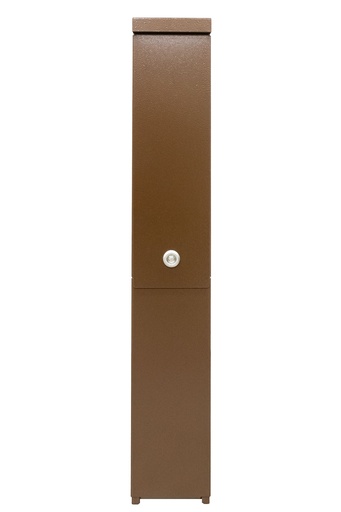 [1750006] Stolpeskap 130x120x800mm RAL8014(brun)