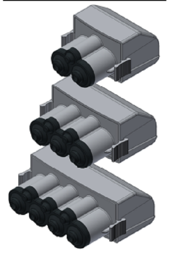 [3680633] KA504 Koblingsklemme G/G 4x50+3x6 Al/Cu IP44
