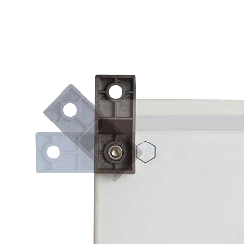 [1701818] Glass Veggbrakett sett 4stk. justerbar