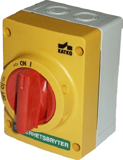 [1428780] Sikkerhetsbryter KUM316 3pol 16Amp IP66