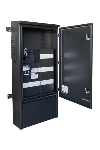 [1724383] UTS Komplett 400V TN 80A Sort RAL7021